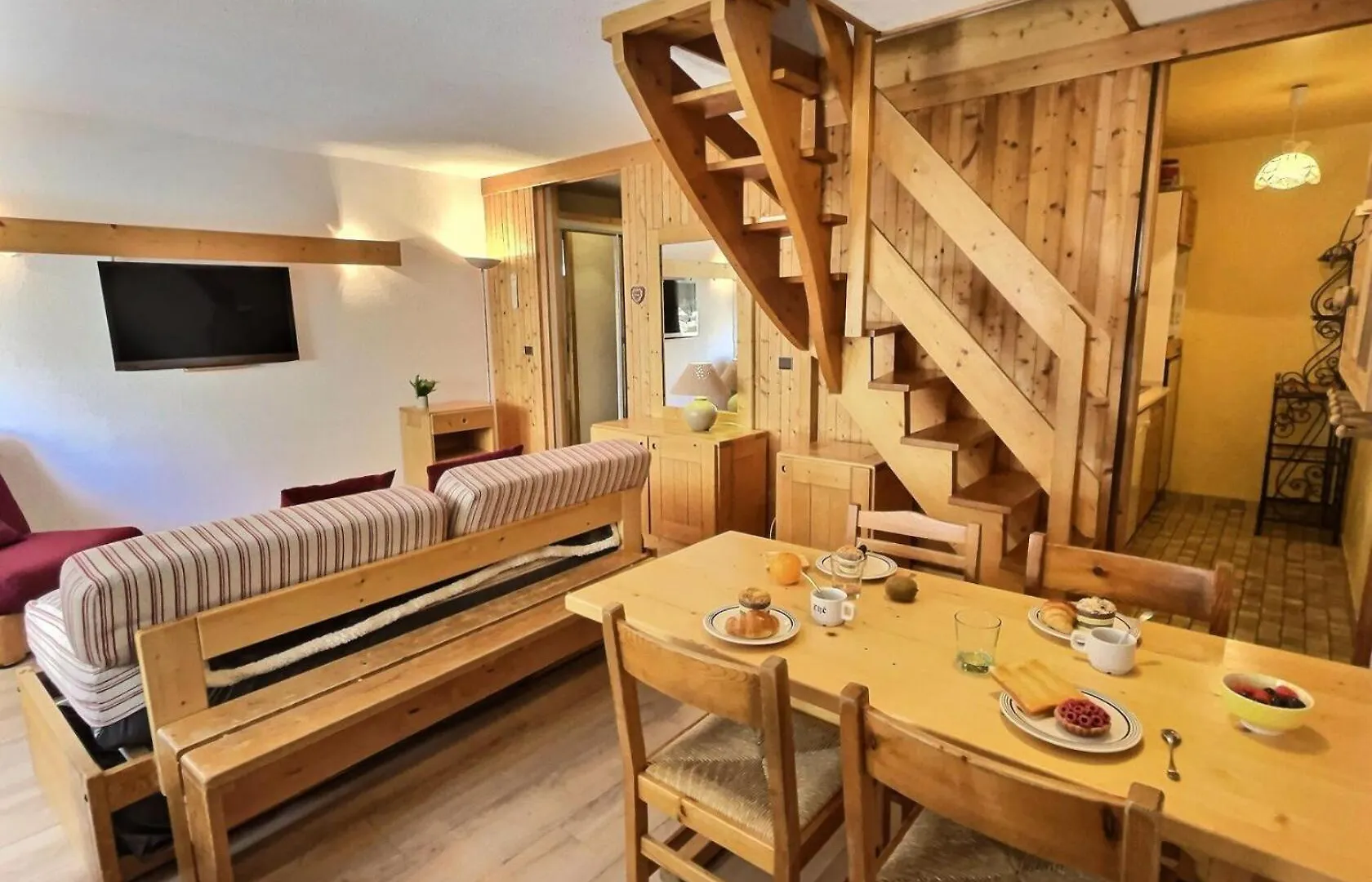 Residence Hameaux De Val - Votre Grand Studio Mezzanine Avec Garage Couvert A 5 Min Des Pistes Mae-1004 Val-dʼIsère Daire